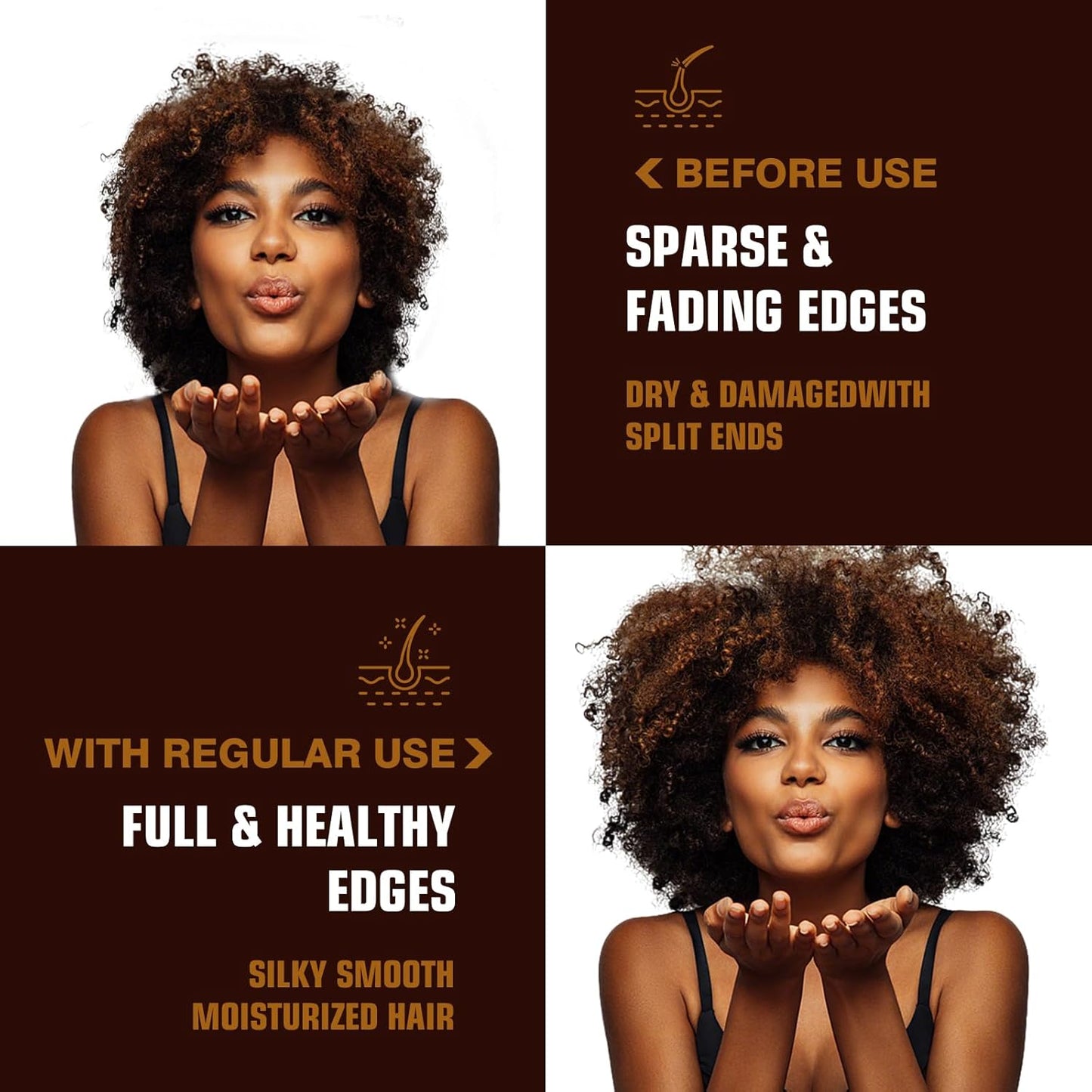 100% Pure Raw Batana Oil for Men & Women – Hair Growth & Edge Care Oil for Fuller-Looking Hair and Healthy Scalp