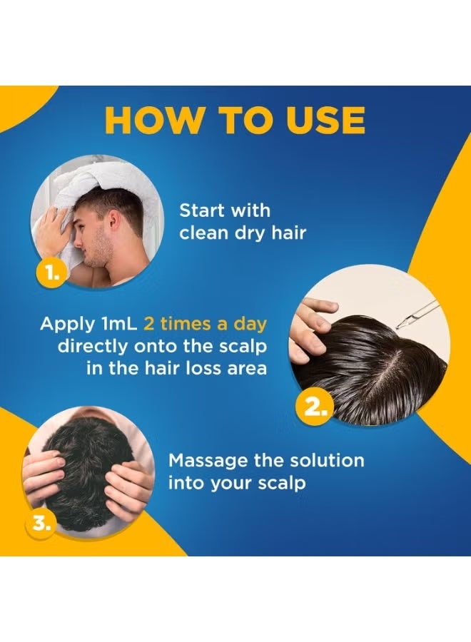 Pack Of 6 Minoxidil 5% Extra Strength Hair Regrowth Bottles 60ml for men and women