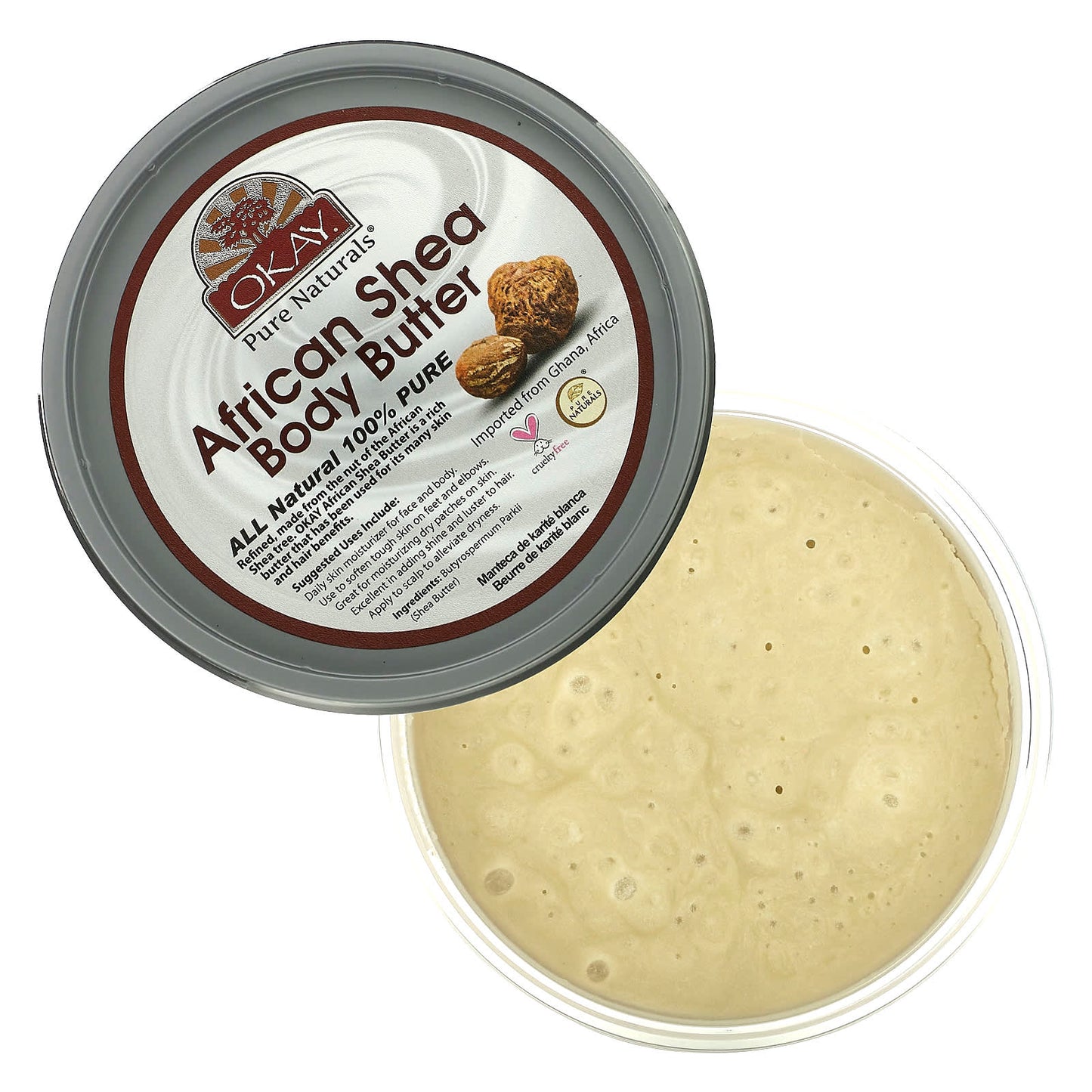 Pure Naturals, African Shea Body Butter, White Smooth, 13 oz (368 g)