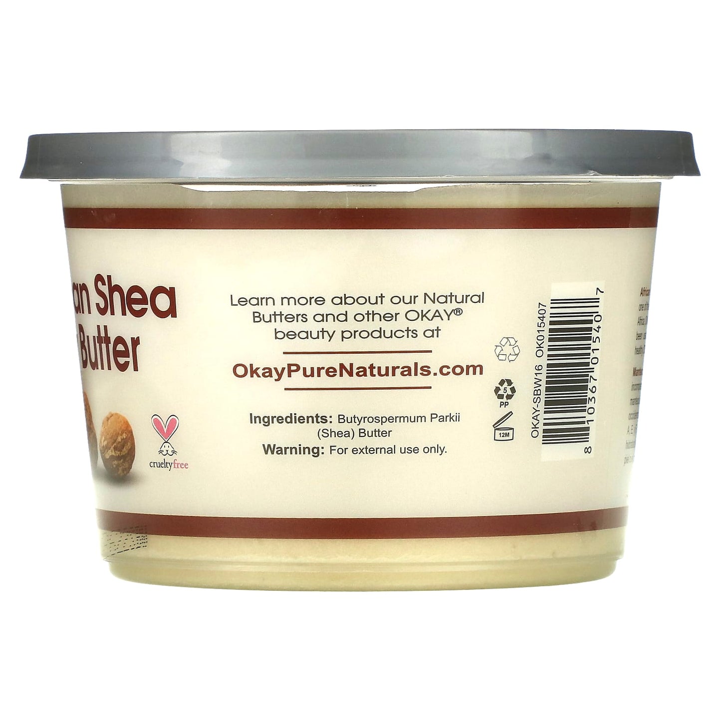 Pure Naturals, African Shea Body Butter, White Smooth, 13 oz (368 g)