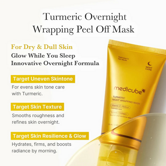 Medicube Turmeric wrapping sheet mask
