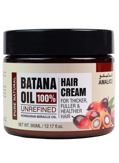 4 In 1 Batana Hair Care Set – Shampoo, Conditioner, Hair Cream & Oil – Daily Routine for Healthier Looking Hair