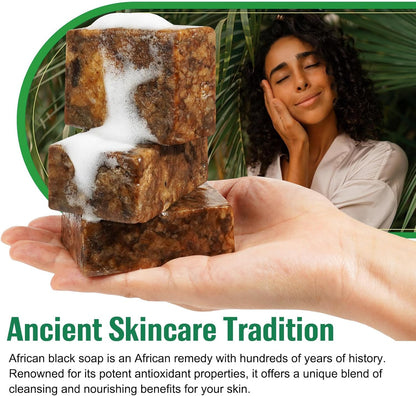 MAMA Raw African Black Soap (Import From Ghana)