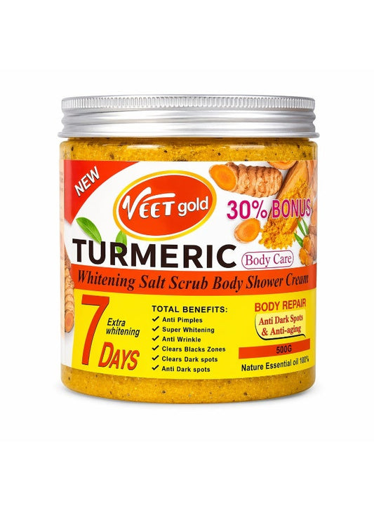 Veetgold Turmeric Brightening Salt Scrub Body