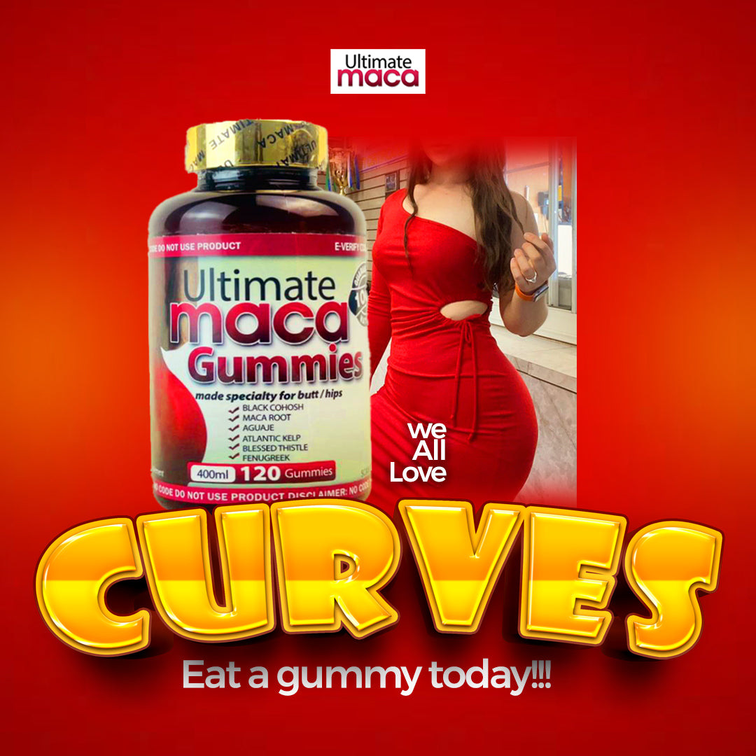 Ultimate Maca Gummies (120 Capsules) Import USA